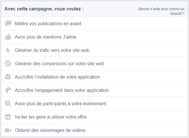 call-to-action facebook