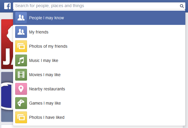 graph search facebook