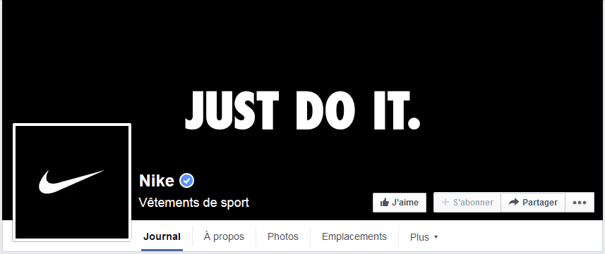photo couverture facebook nike