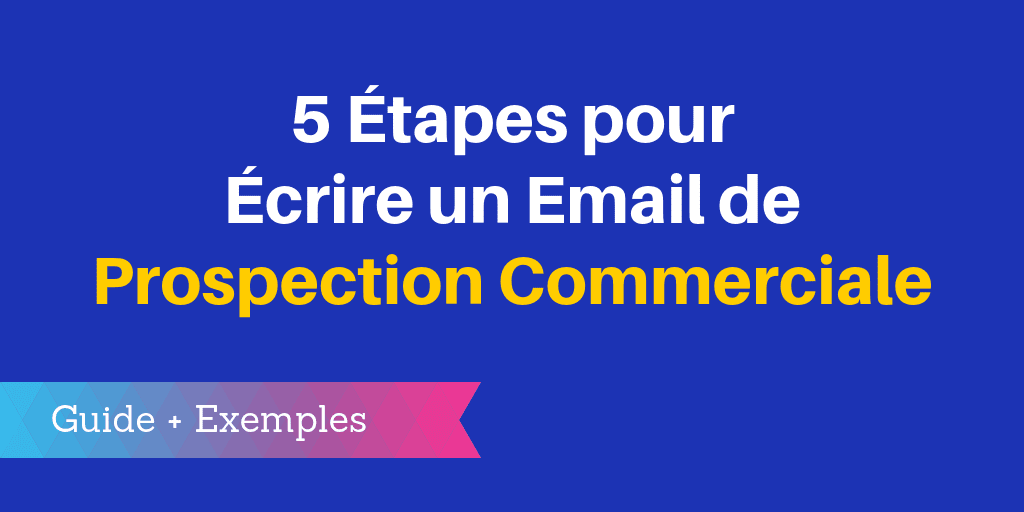 email prospection commerciale